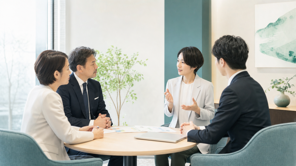 メンタルヘルスM&Å総合センターの相談風景