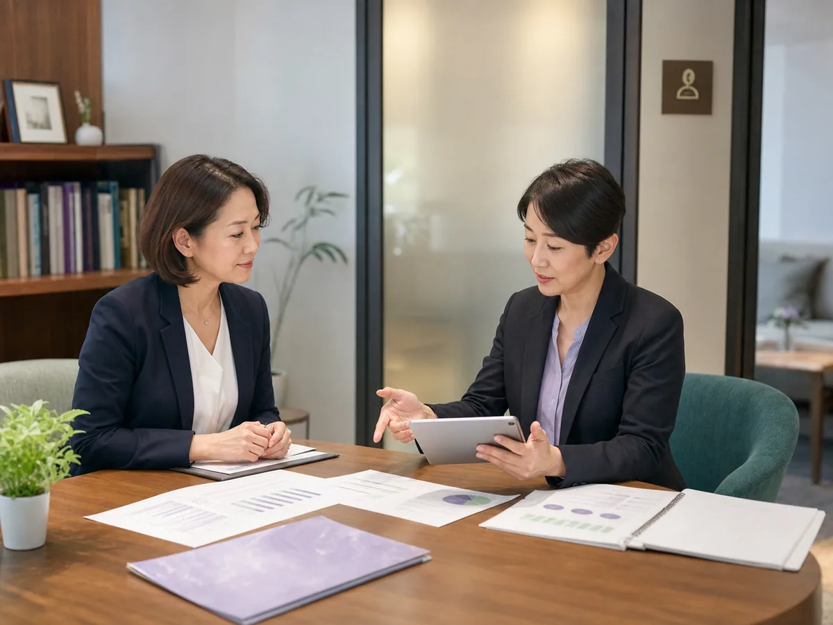 メンタルヘルス事業承継の相談風景